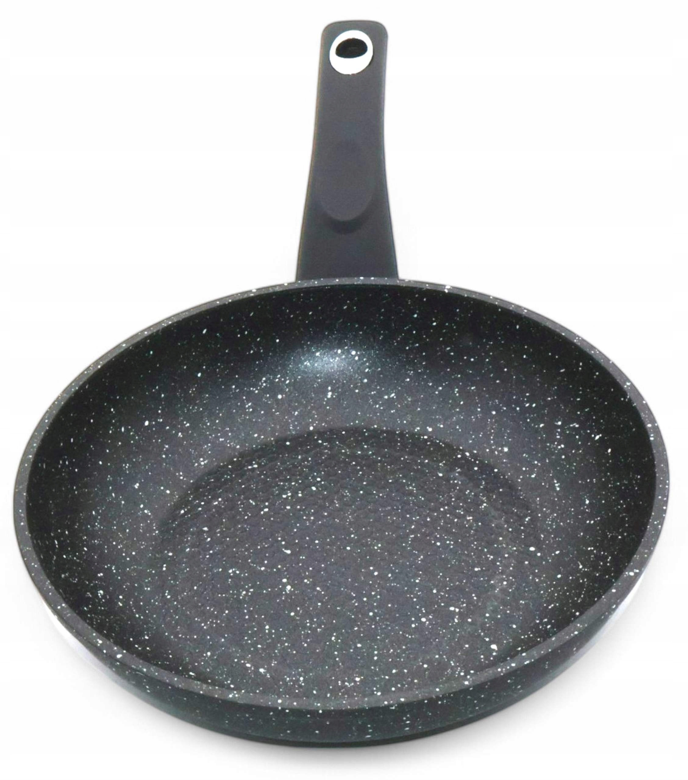 Patelnia granitowa 20cm plaster miodu indukcja gaz 1,0L Wysoka 4,5
