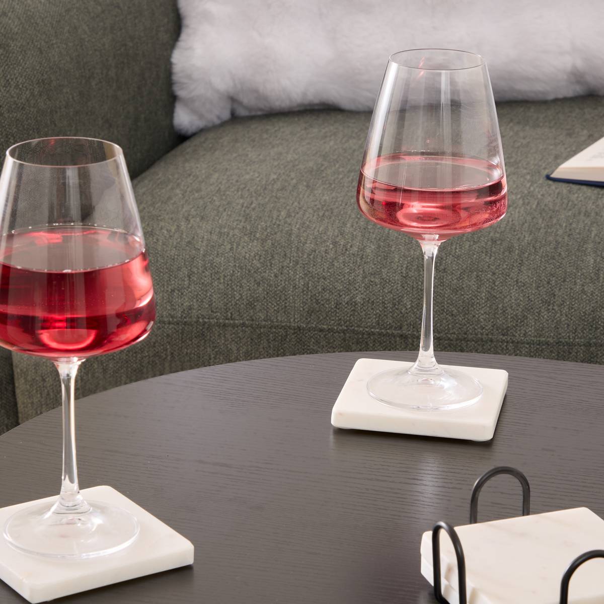 Set of 4 "Marble" Coasters Marble, 11.5x11.5 cm