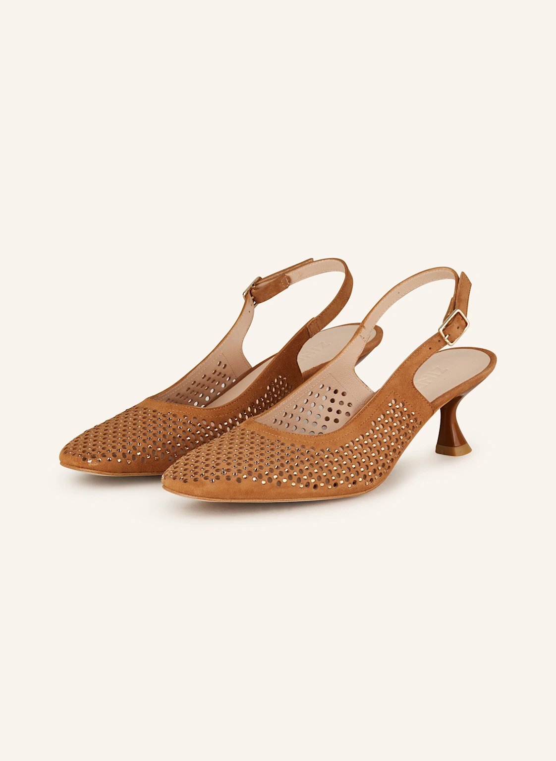 ZINDA Slingpumps MARUCA mit Schmucksteinen