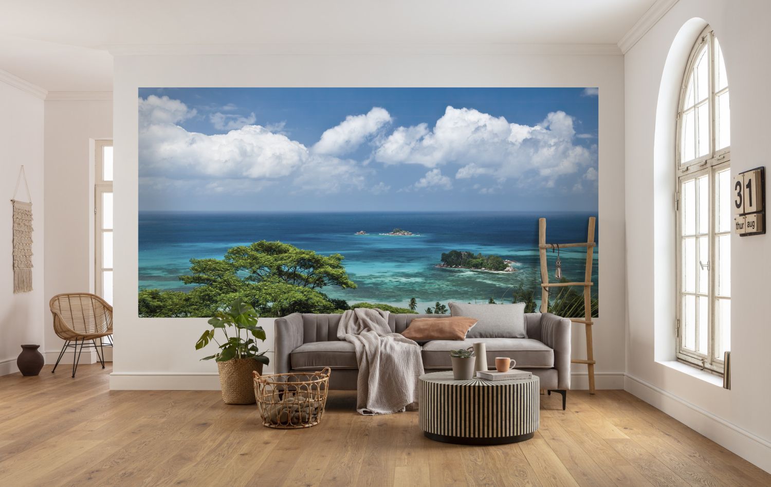 Sanders & Sanders fotobehang oceaan blauw en groen - 400 x 200 cm - 612600