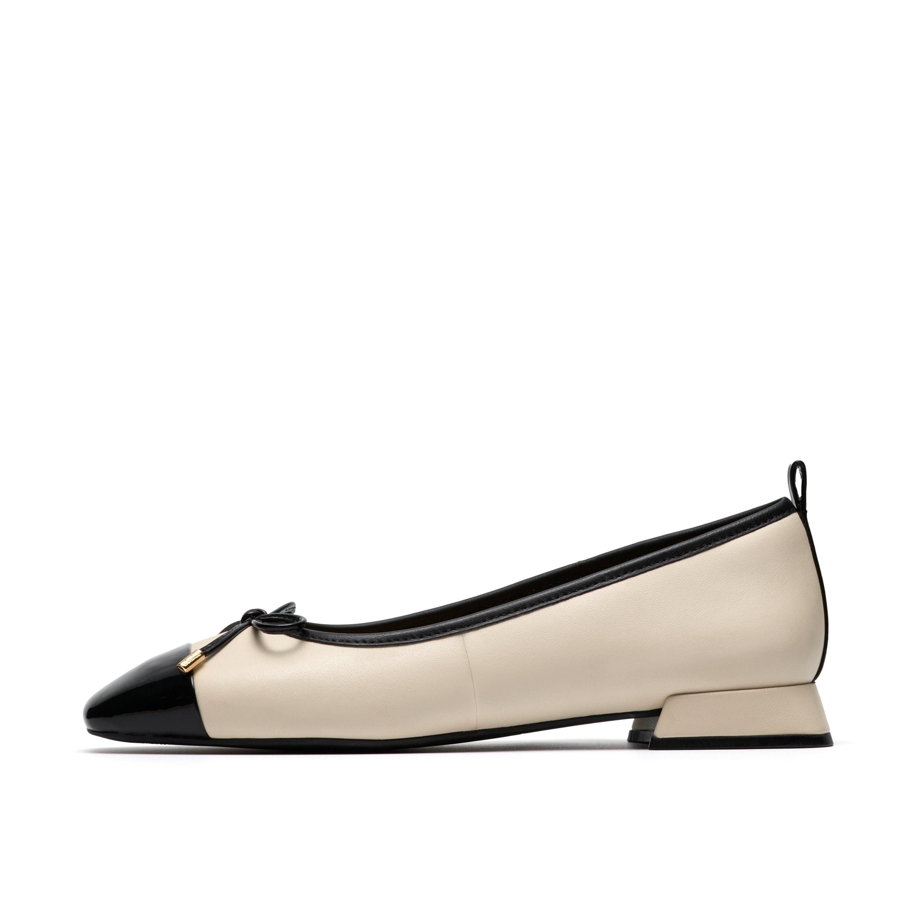 Clarks Ubree15 Poppy Cream Multicolour Court Shoes,Slip Ons,Ballet Pumps