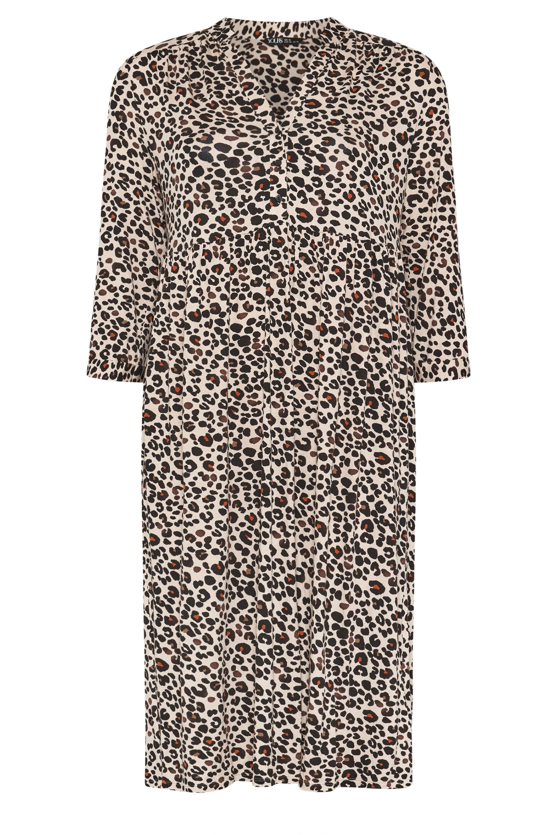 Yours Leopard Print Midi Dress
