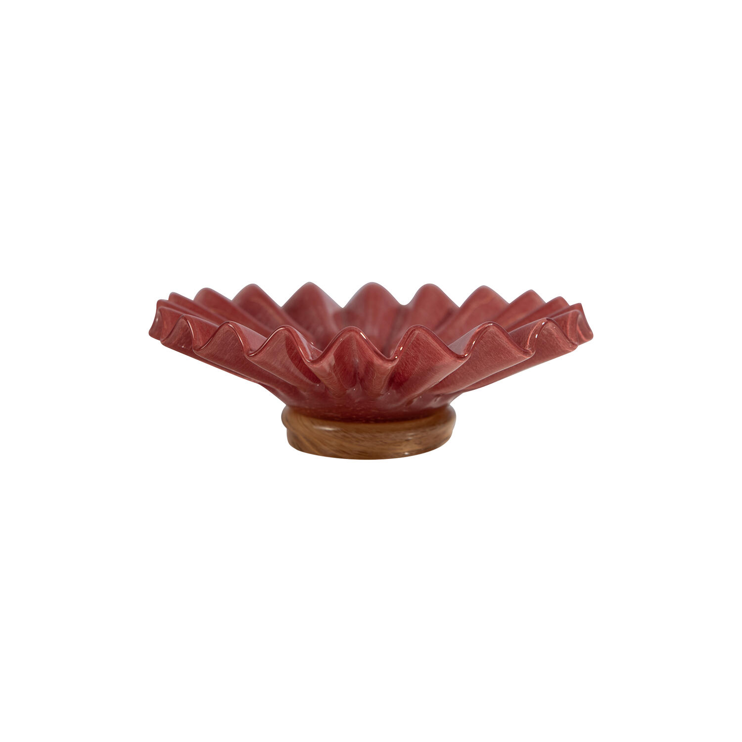 Lori Bowl, bordeaux/beige