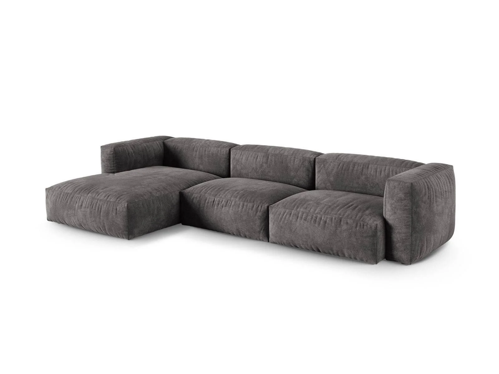 Modulaire hoekbank Martina links velvet