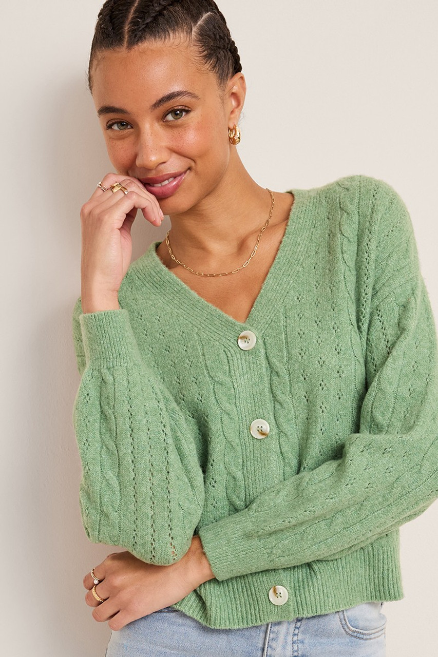 Courtney Cable Knit Cardigan