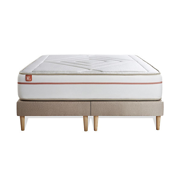 Ensemble Mémoire de forme de confort Equilibré avec sommier tapissier