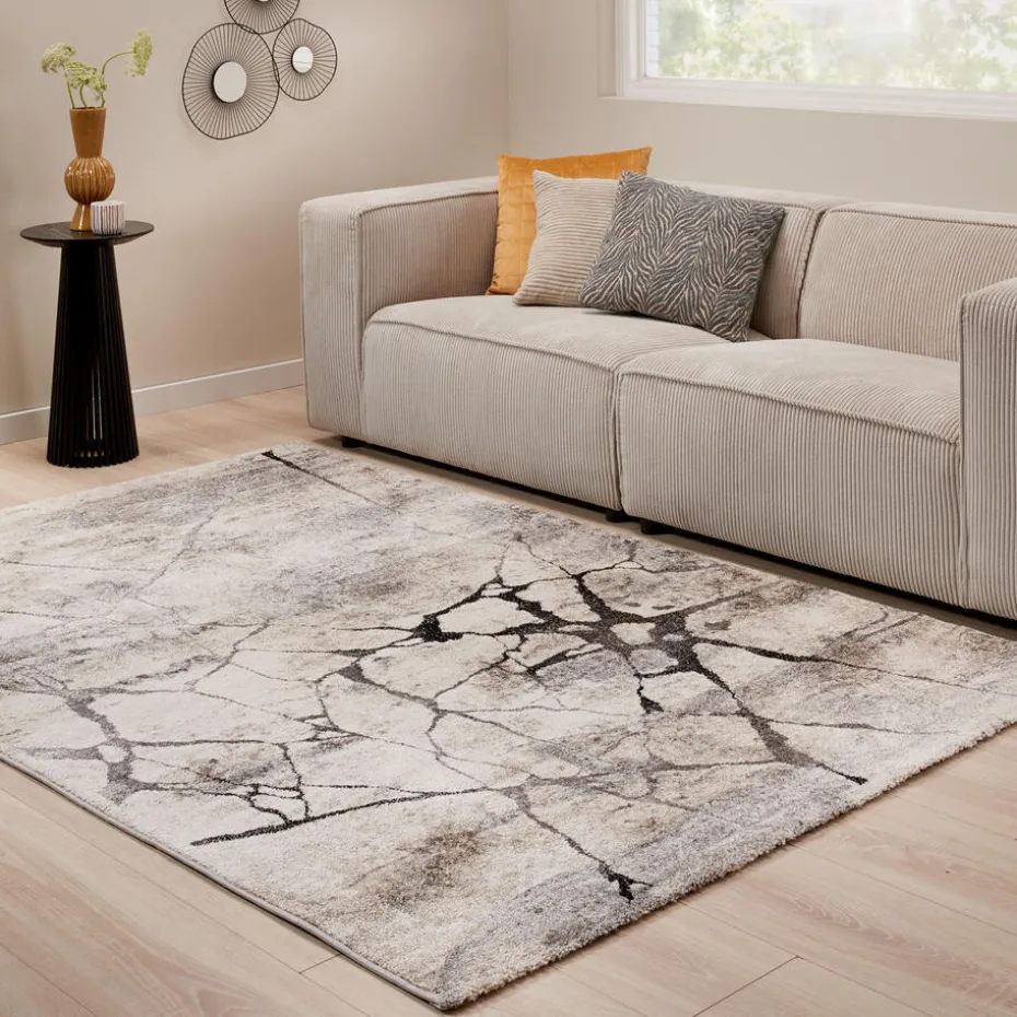 Kwantum Vloerkleden | Vloerkleden Woonkamer | Vloerkleed Impact Grijs 160×230 Cm