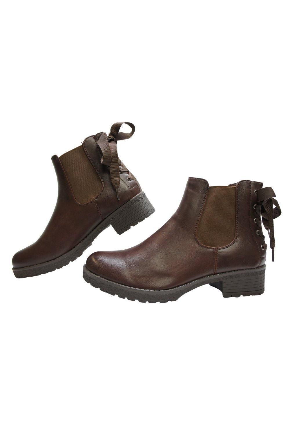 IVACHY Women Ankle Chelsea Boots