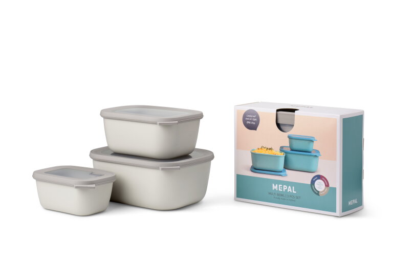 Multikom Cirqula rechthoekig 3-delige set (750 1500 3000) - Nordic white