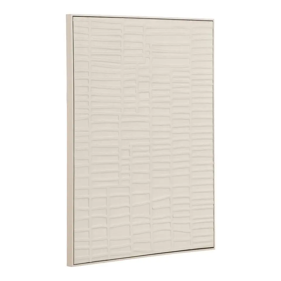 Hioshop Edda relief wanddecoratie beige