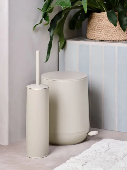 Toiletbørste BALSBY coated stål beige