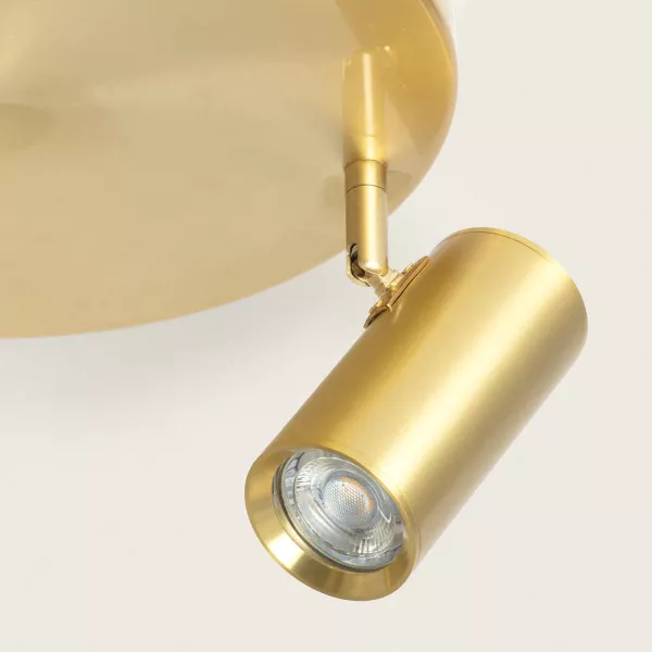 Lampa sufitowa złota Christiano 3xGU10x40W wym: 18x30x30 cm Abruzzo