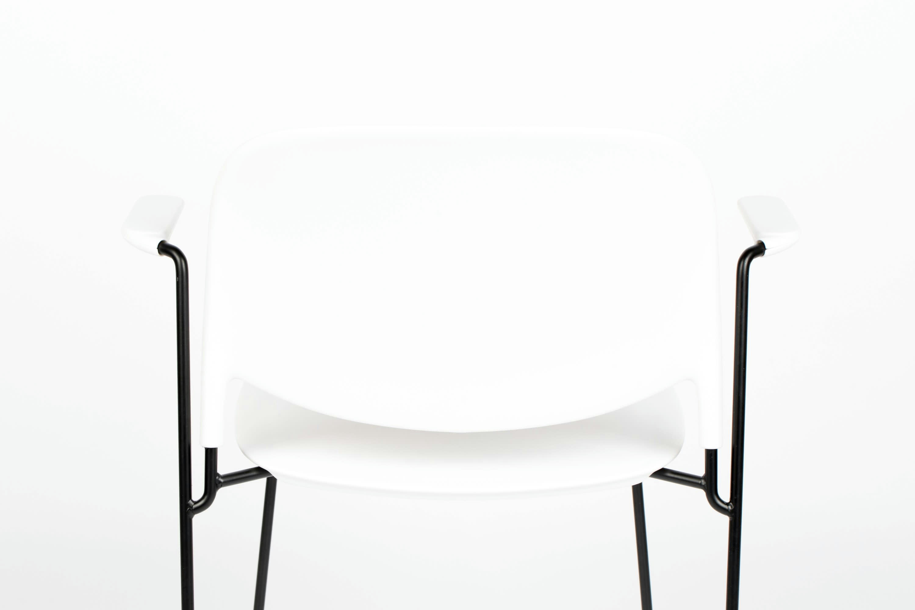 STACKS - Fauteuil en polypropylène blanc