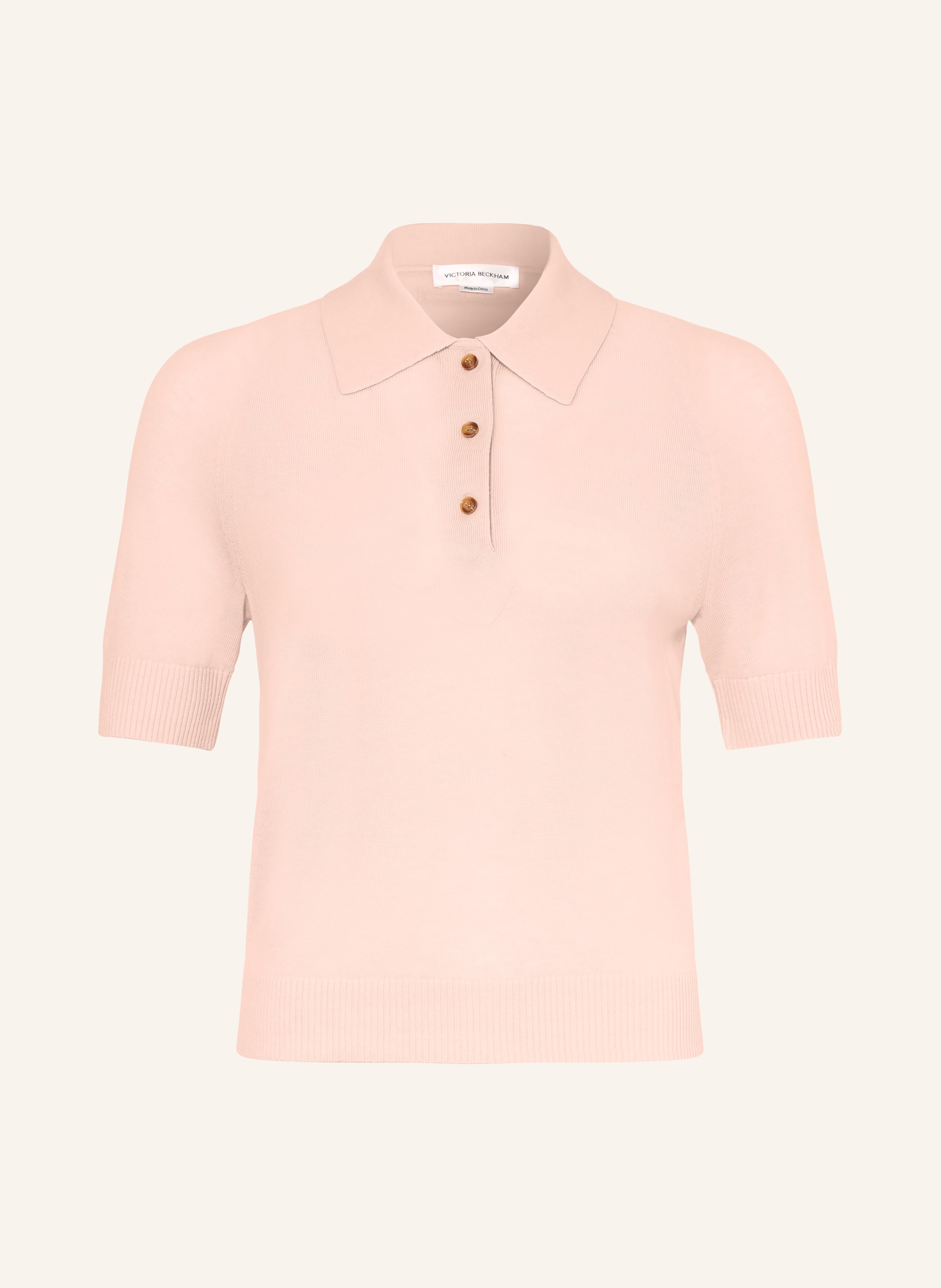 VICTORIA BECKHAM Strick-Poloshirt