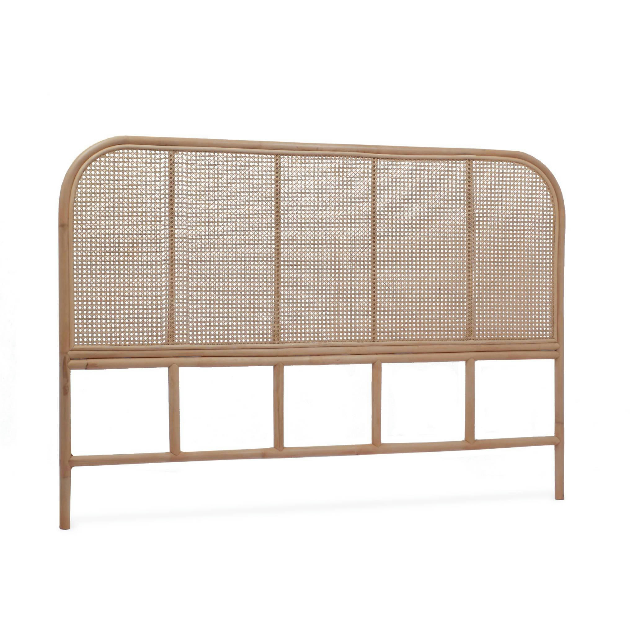 SUMATRA - Tête de lit en rotin naturel et cannage
