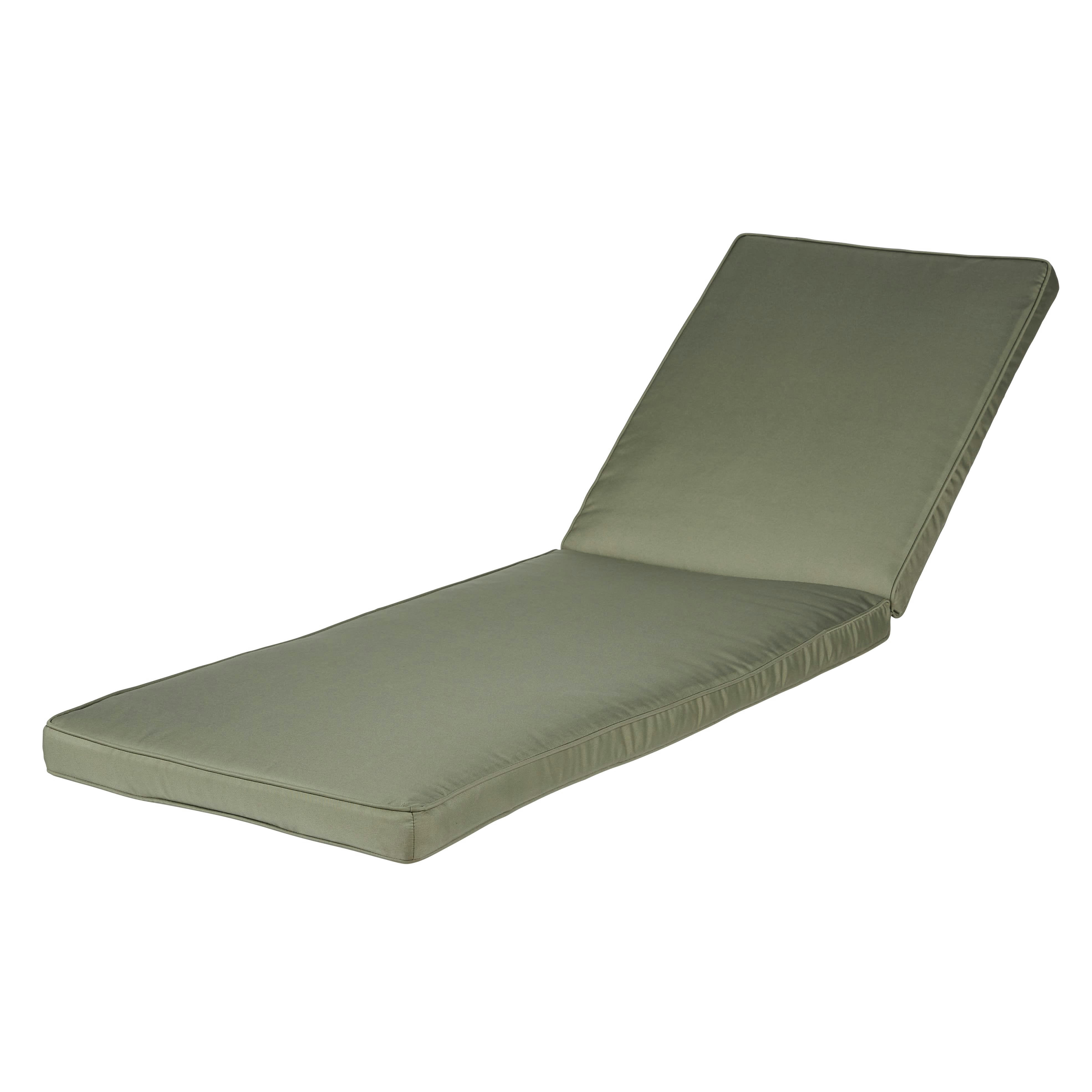 Sunny - Matelas pour bain de soleil en polyester recyclé vert kaki