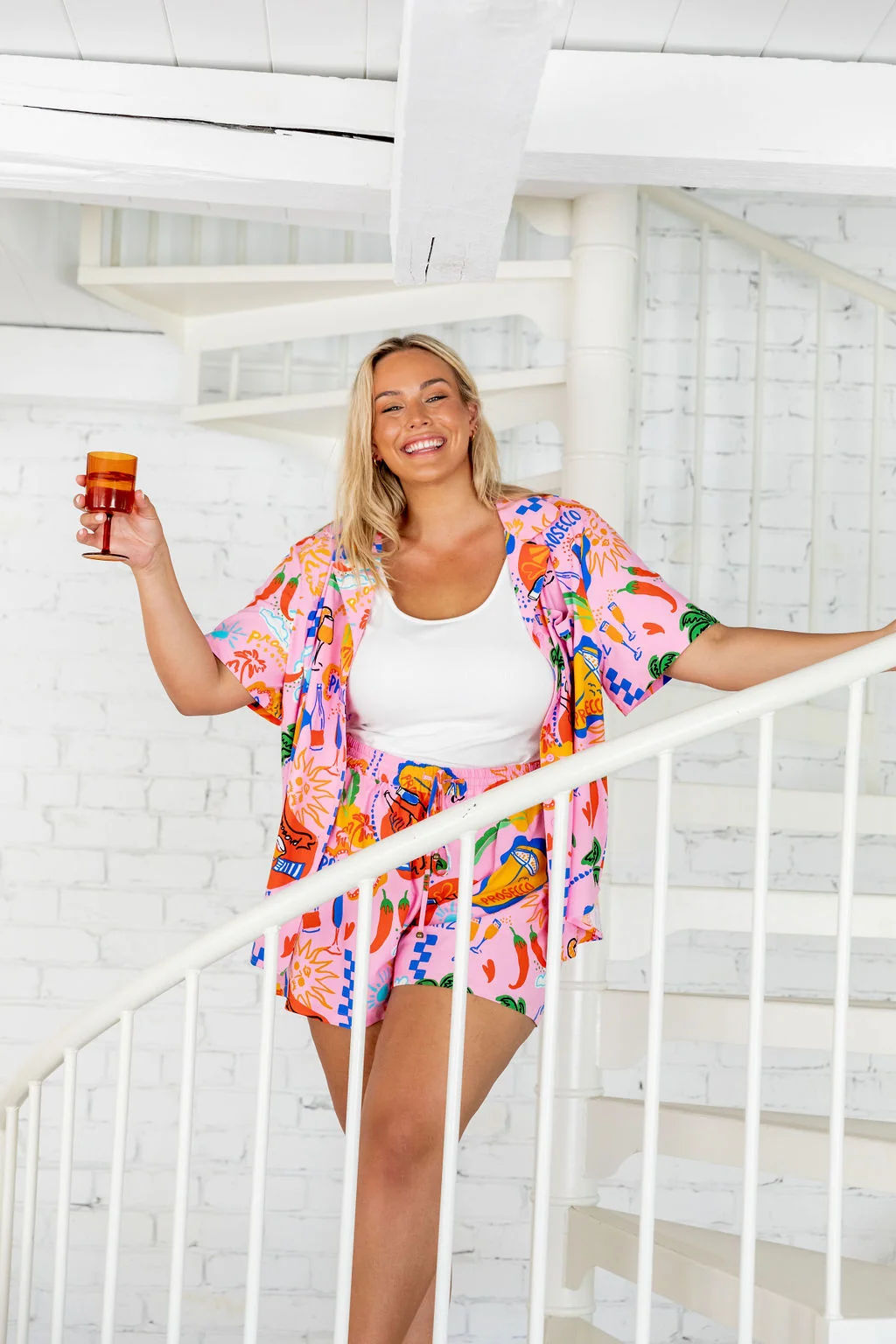 Marley Linen Blend Shirt in Cin Cin
