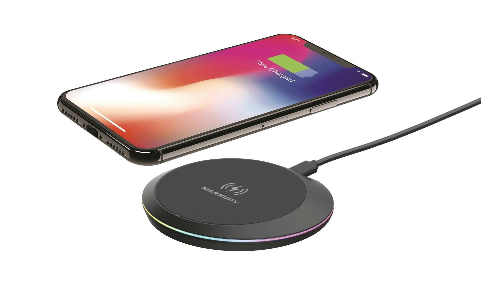Merkury RGB Light Wireless Charging Pad