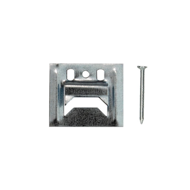 Profilé de serrage type CT Ø 4 mm avec clou en acier 250 pièces