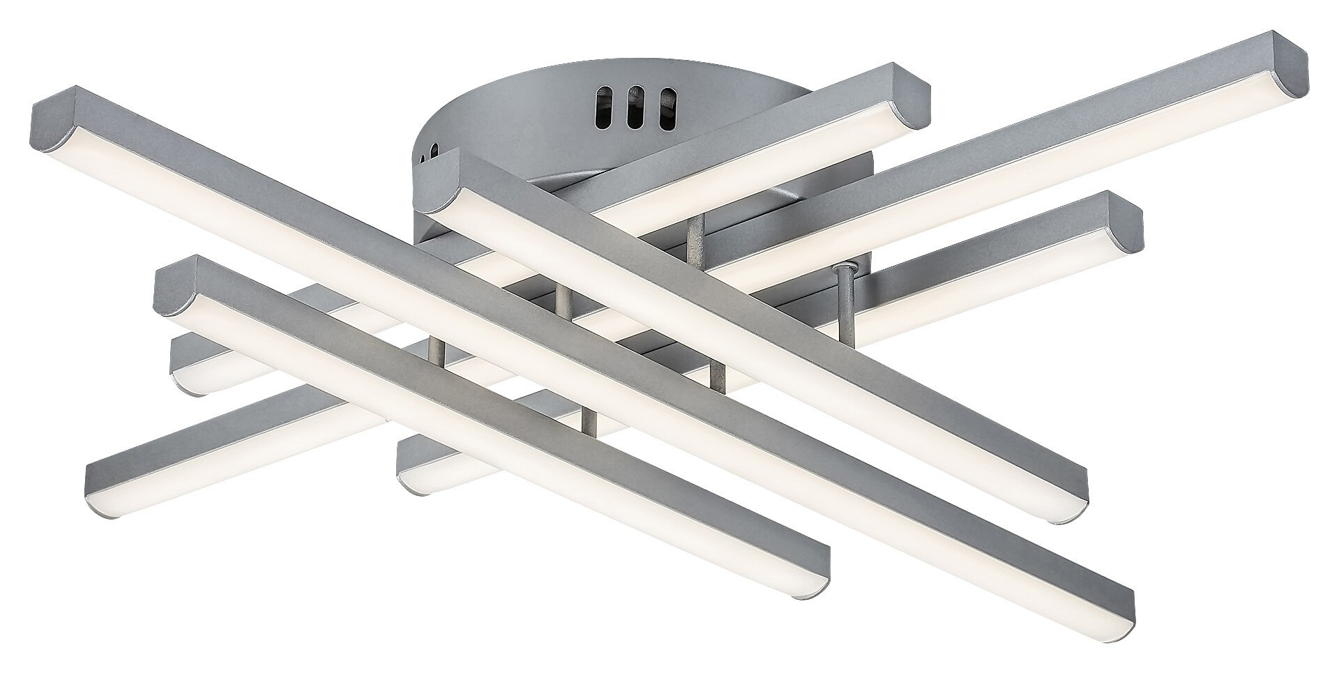 Lampa sufitowa Nayara srebrno-biała LED 1x40W Neutralna biel 2050lm Rabalux