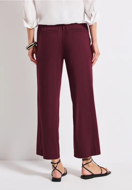 Wide Leg Hose mit Jogg Bund