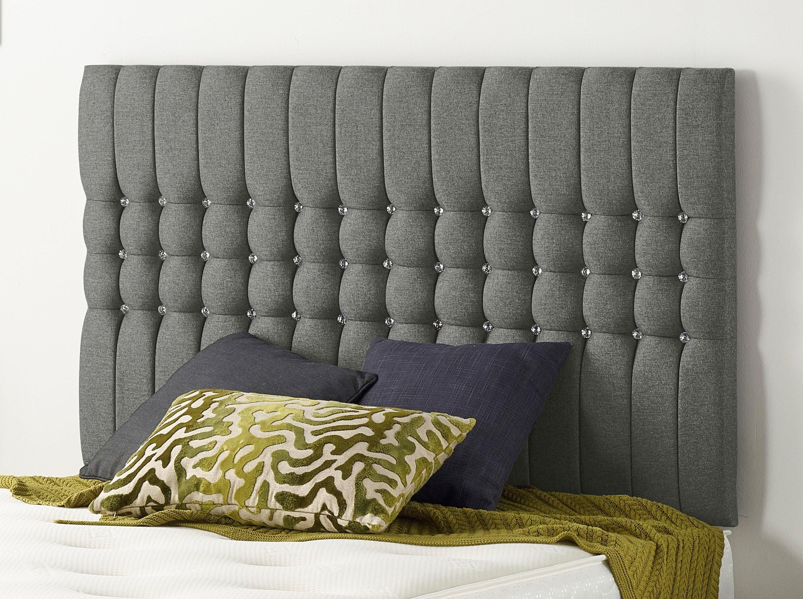 Somnior Galaxy Divan Bed Base With 4 Drawers and Headboard Linen