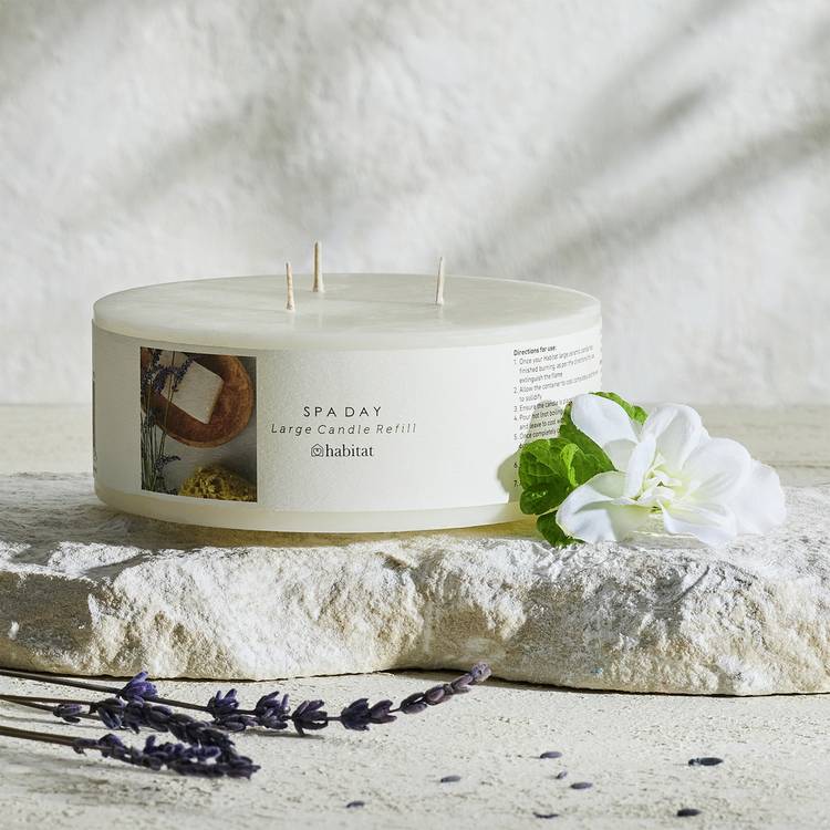Habitat Wax Candle Refill - Spa Day