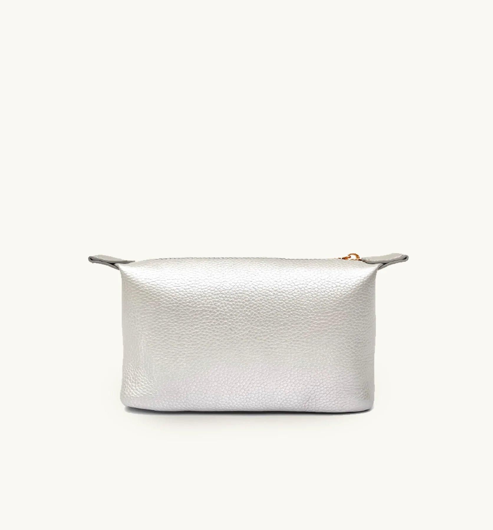 Apatchy London Medium Leather Oyster Beauty Bag