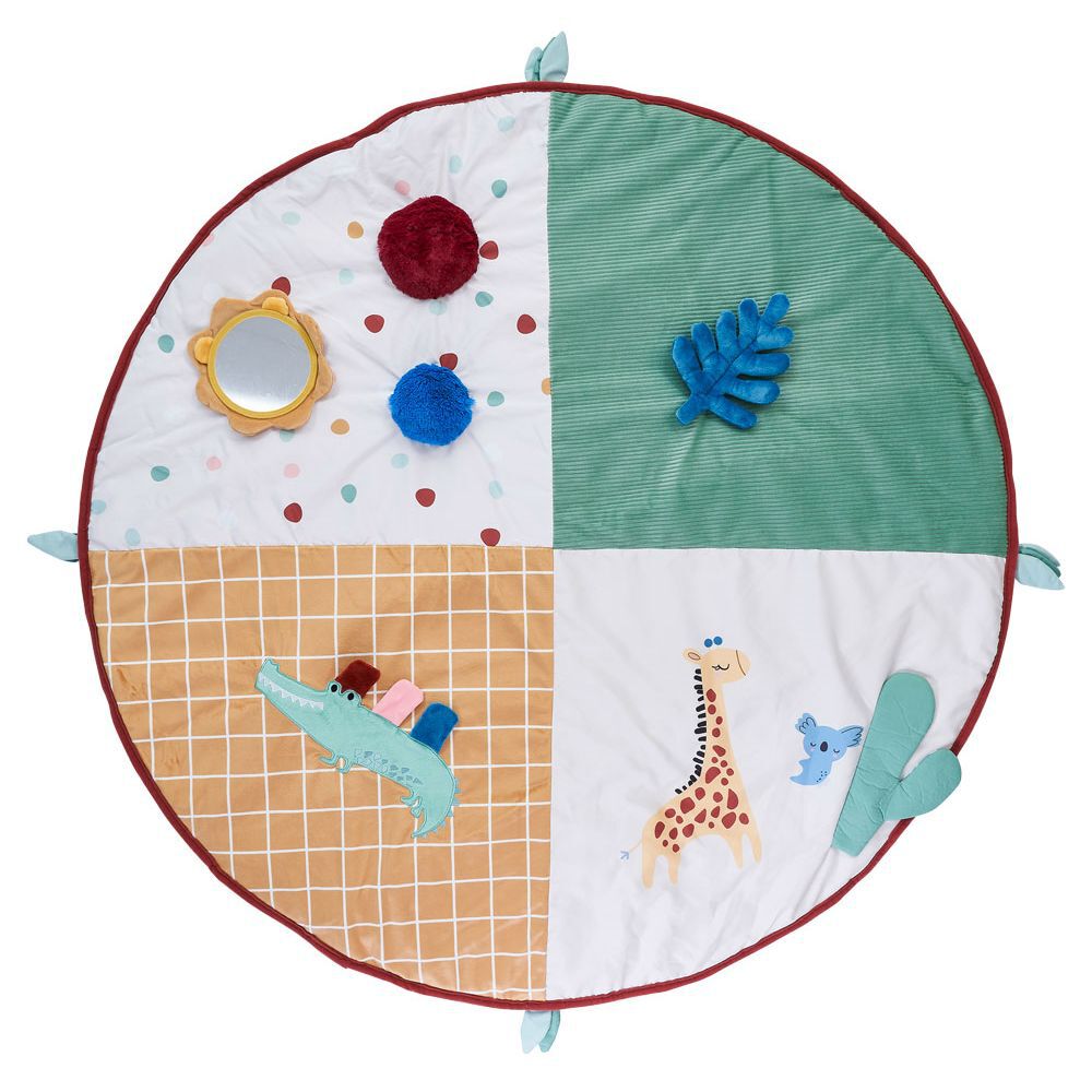 Tapis d'activité avec papier bruissant Ø100cm