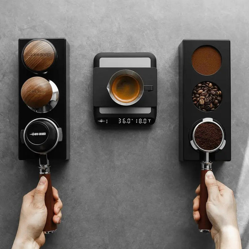 Zubehör Kaffeemaschinen Tamper Station