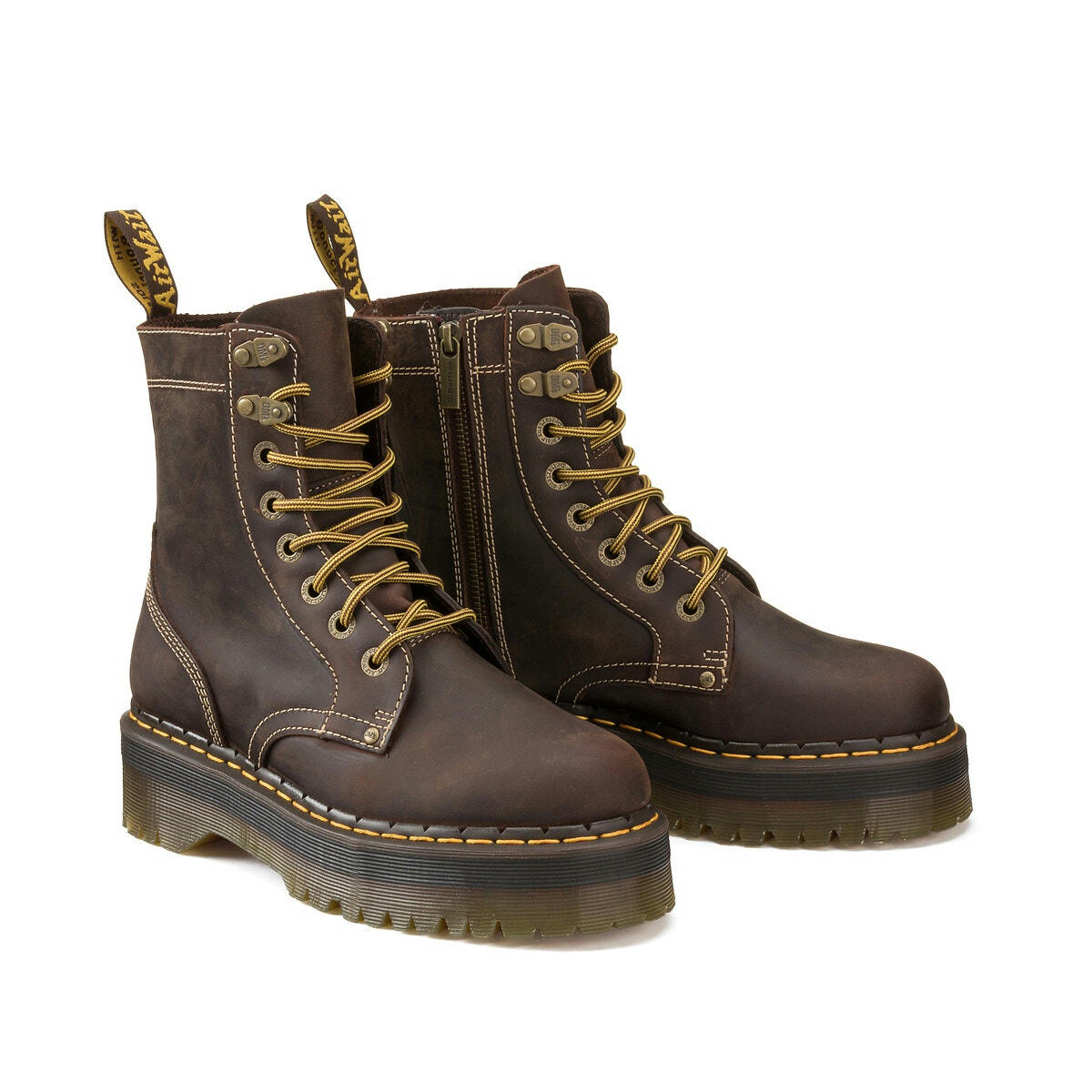Boots en cuir Crazy Horse Jadon Arc