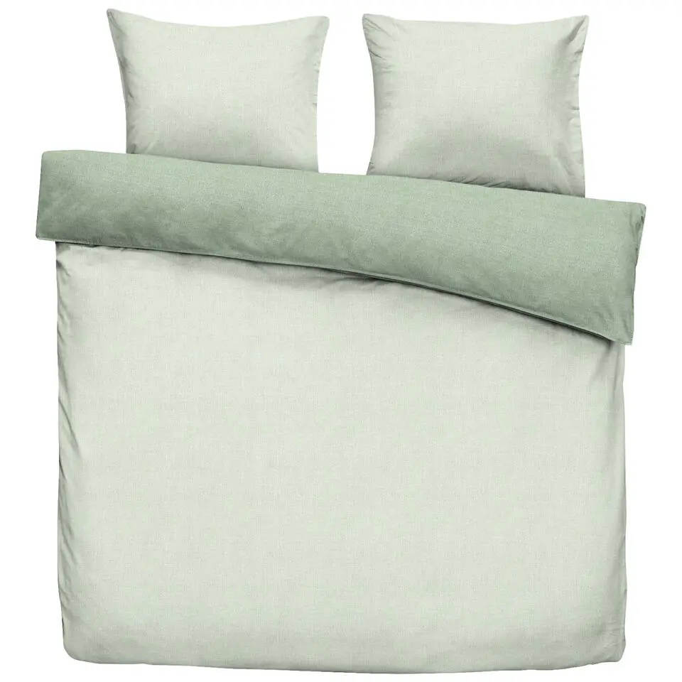 Dekbedovertrek Steve - groen - 240x200 cm