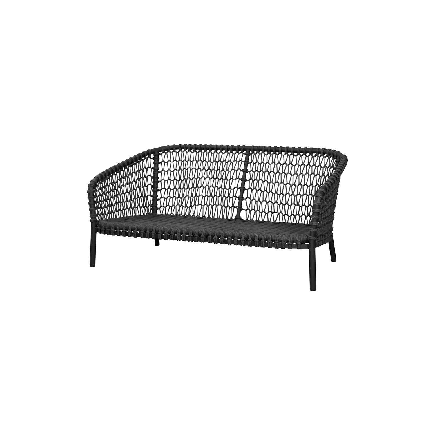 Ocean large 2-pers. sofa, dark grey
