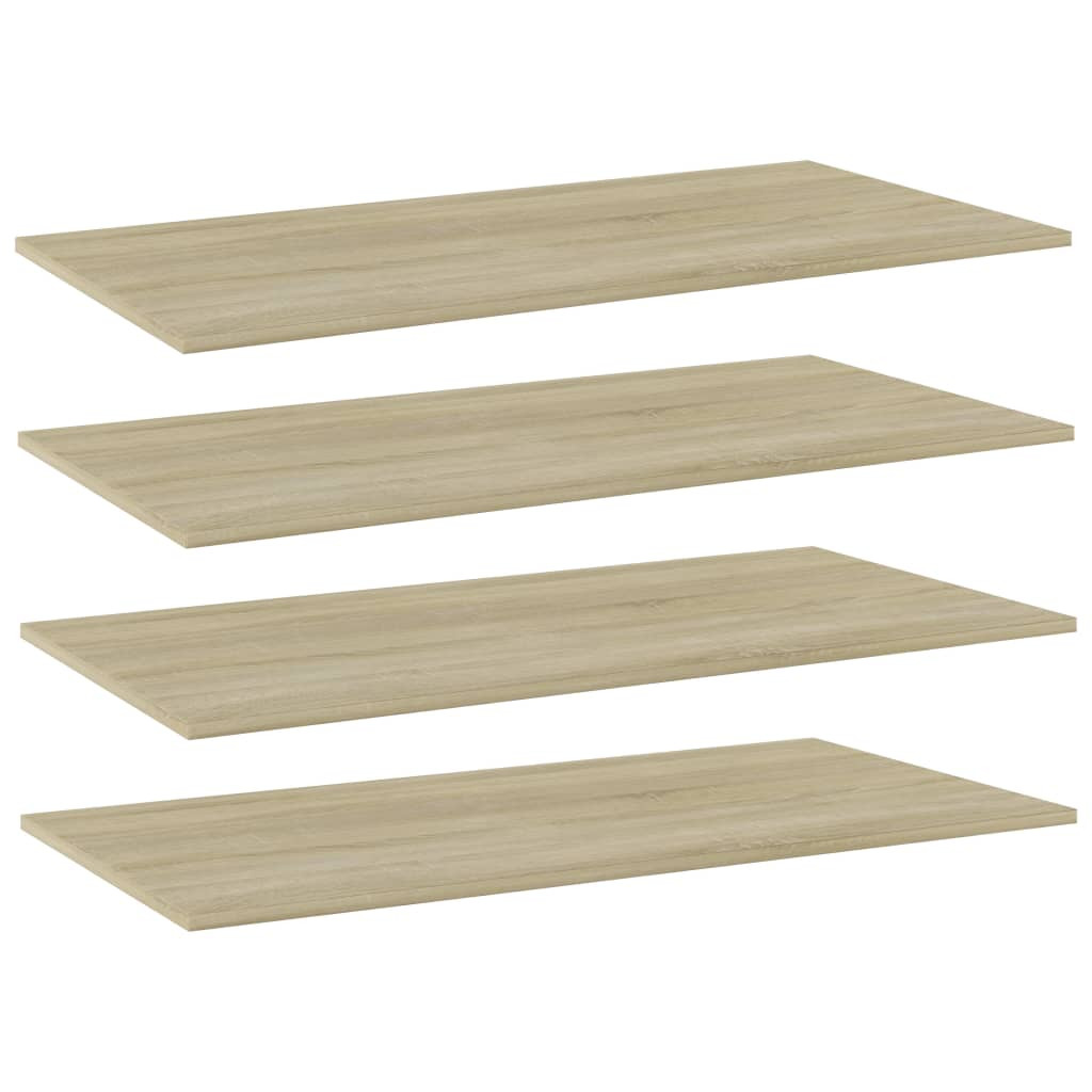Płyta na półki Brąz 80 x 20 x 1.5 cm Materiał drewnopochodny vidaXL