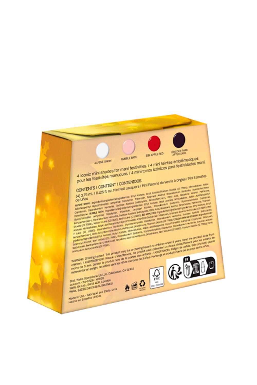 OPI Nail Lacquer 4PC Mini-Pack