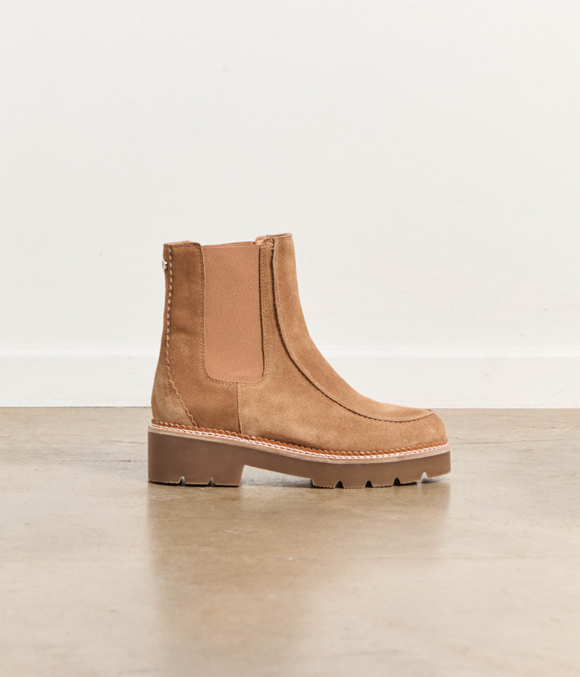 Chelsea boots beiges Rhéa