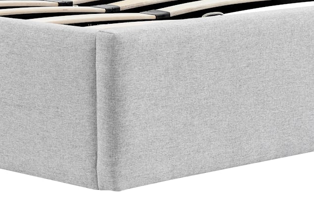 NNEKGE Antalya Gas Lift Bed - Light Grey