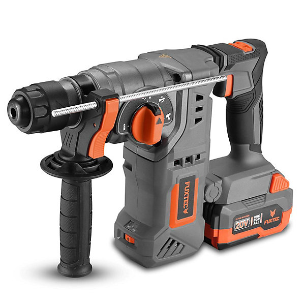Marteau perforateur sans fil 20V - FUXTEC - FX-E1RH20 et kit de burinage
