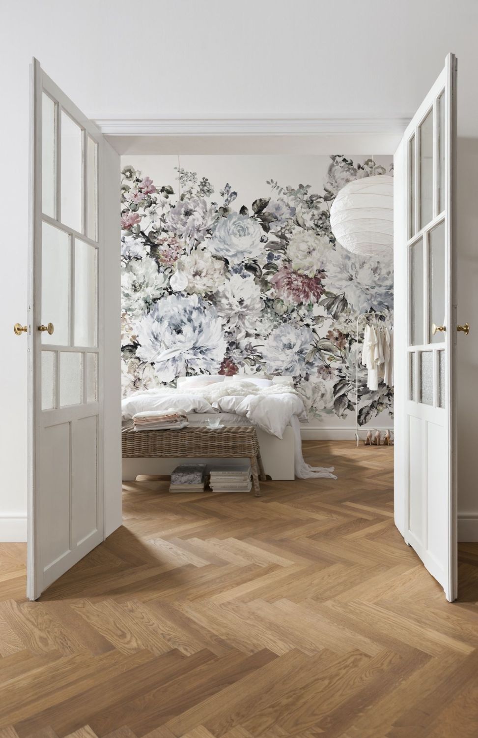 Sanders & Sanders fotobehang romantische bloemen multicolor - 400 x 280 cm - 612034