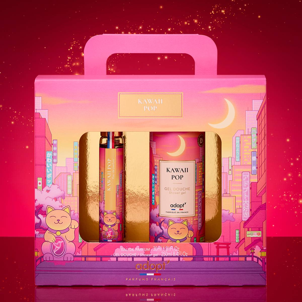 Kawaii Popcoffret eau de parfum 30 ml   gel douche 250 ml