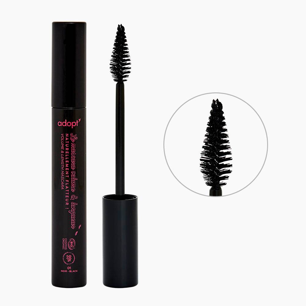 Naturellement flatteur !Le mascara volume et longueur - Marron
