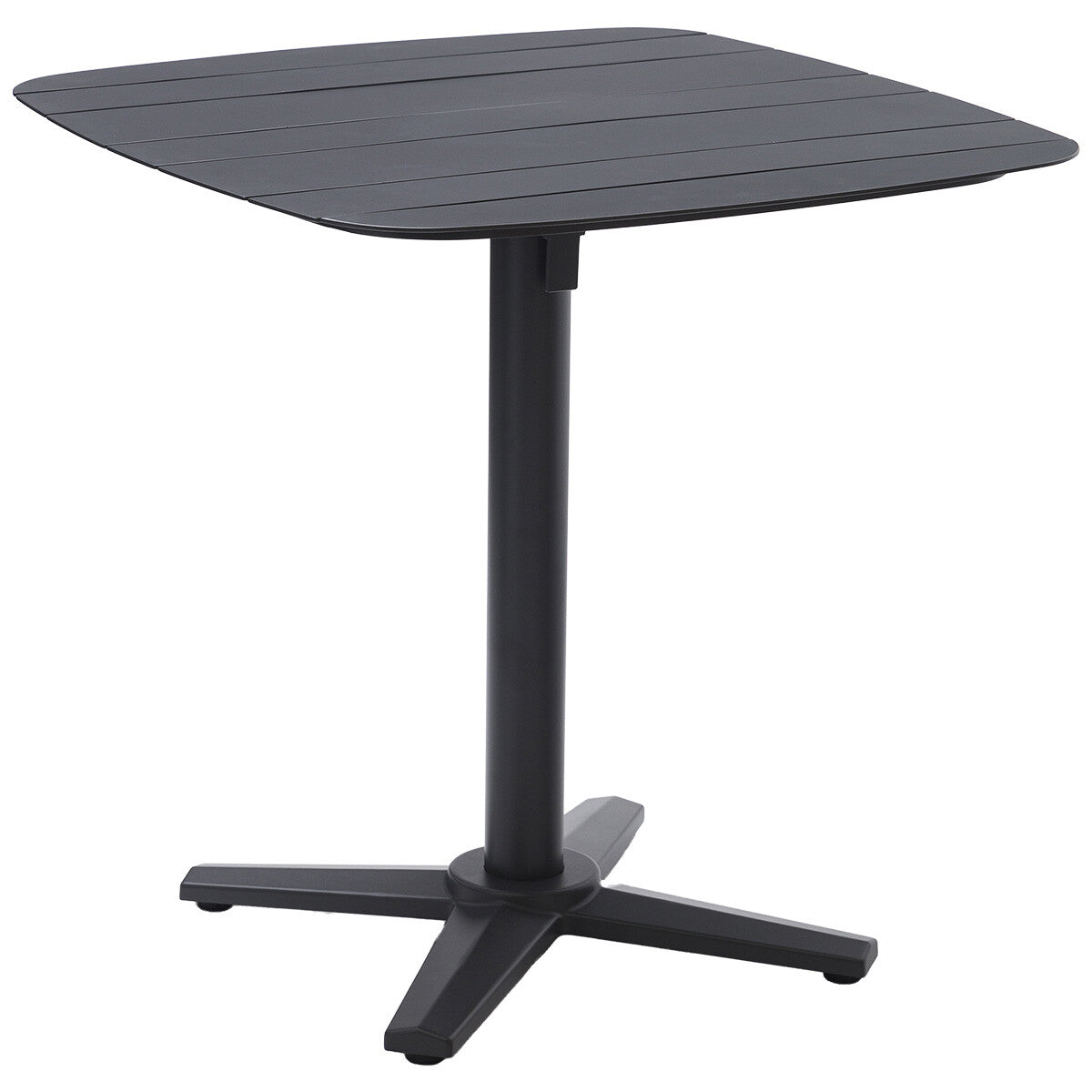 Garden Impressions tuintafel Franky inklapbaar 75x75 cm - donker grijs