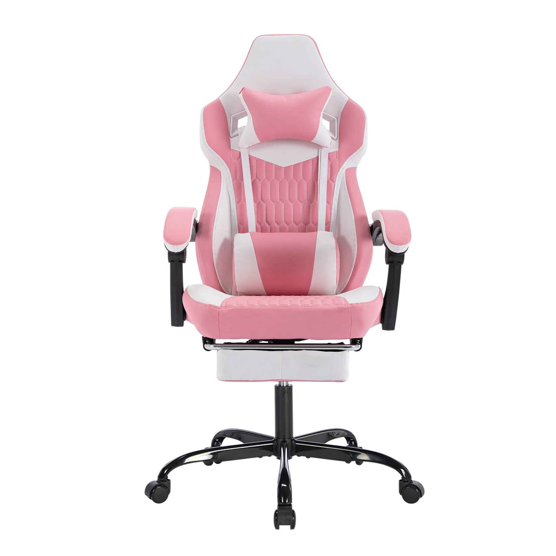 PVC Leather Ergonomic High Back Gaming Chair with Footrest
