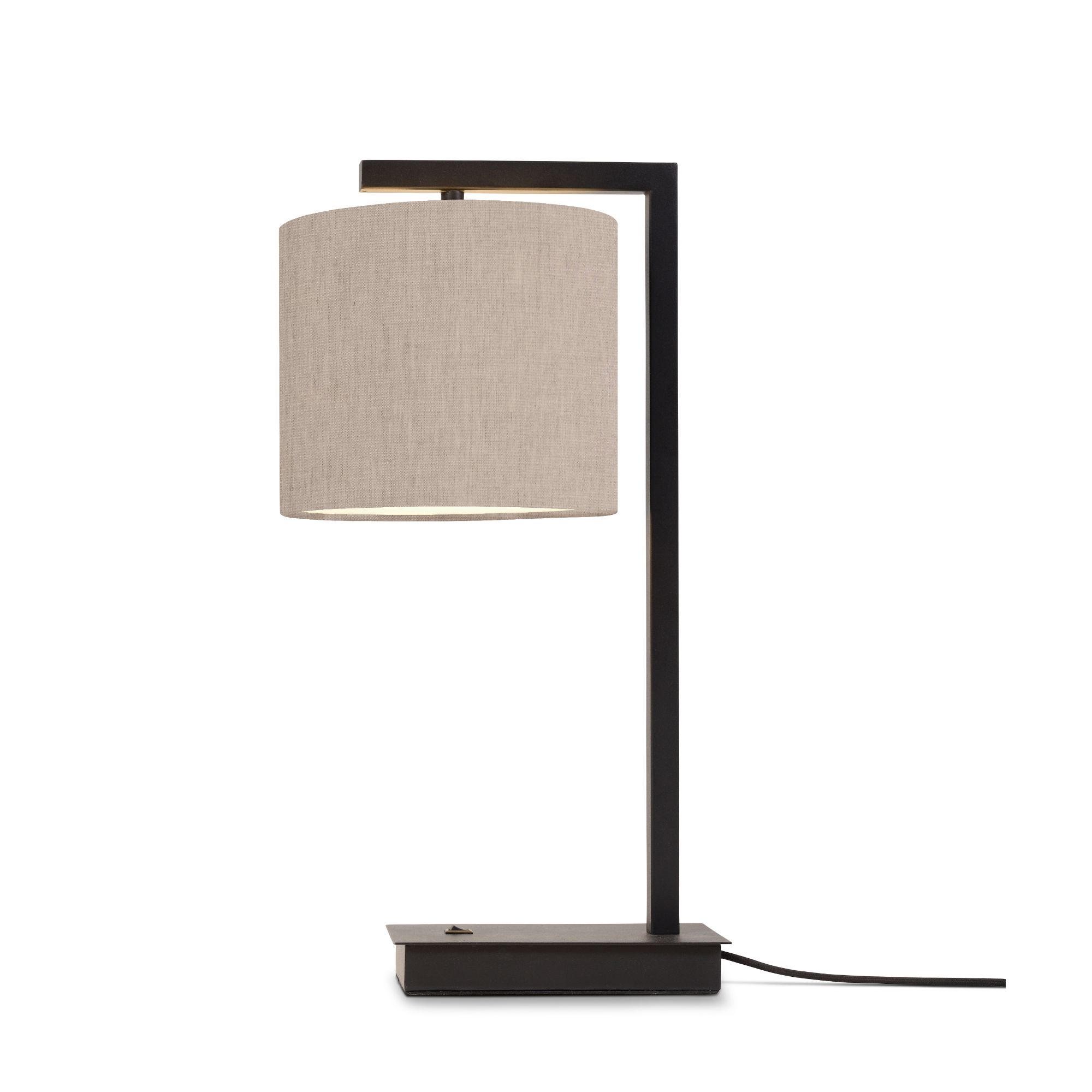 it's about RoMi tafellamp Boston - zwart - 18x18x44cm