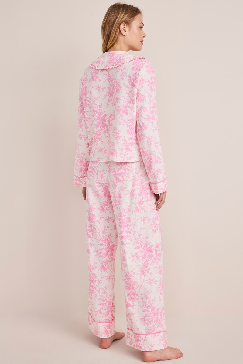 Lisa Floral Bow Pajama Set