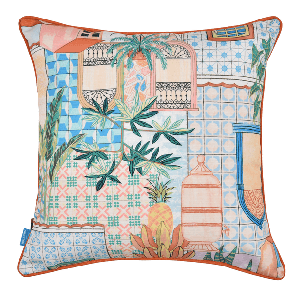 ALMOFADA 43 CM X 43 CM SAUDADE TROPICAL