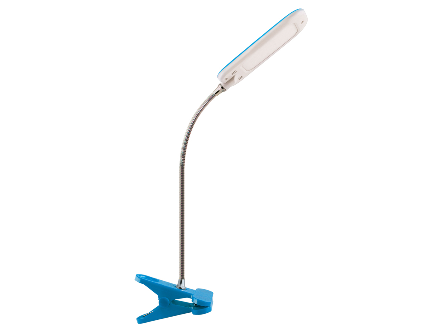 Lampka biurkowa Dori LED stalowa niebieska