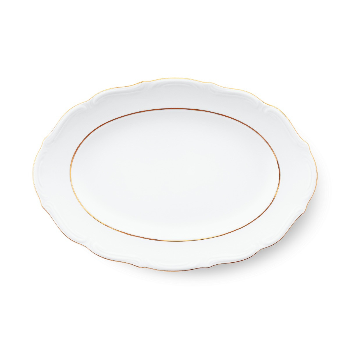 Półmisek owalny 28 cm Maria Teresa Złota Linia B014