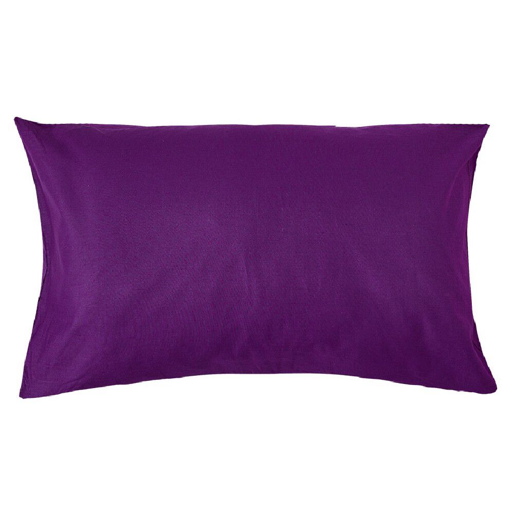 Taie d'oreiller x2 coton 50x70cm (plusieurs modèles)