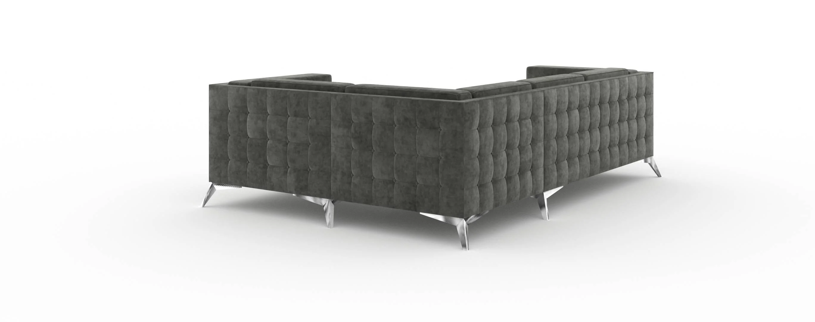 3-zitshoekbank Gusto rechts velvet